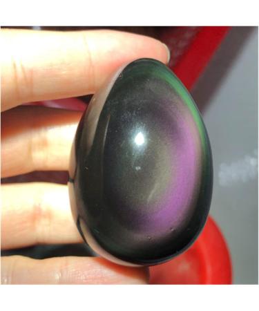 Natural Crystal Rough Natural Rainbow Hand Carved Obsidian Egg Reiki Gemstone - Buy Online on GoSupps.com