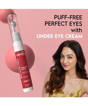 Clensta Aloe Vera Under Eye Cream Roll On - Hydrating Eye Cream with Niacinamide for Puffiness Dark Circles & Wrinkles | 0.51 Fl Oz (15ml) - International Shipping Available - Buy Online on GoSupps.com