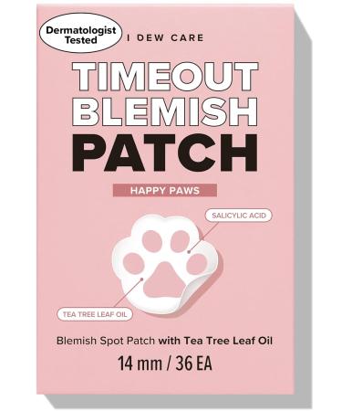 I DEW CARE Hydrocolloid Acne Pimple Patch - Timeout Blemish Happy Paws | 36 Count + Skin Care Set - Kitten My Balance On Bundle - Buy Online on GoSupps.com