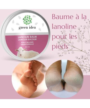 Green idea - HPA lanolin cream - Regenerating balm with lanolin beeswax menthol sea buckthorn calendula - Foot balm - Calluses - Lip balm - Chapped lips sore nipples - 50 ml - Buy Online on GoSupps.com