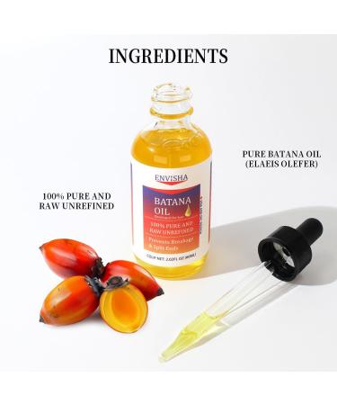 Raw Batana Oil for Hair Growth - 100% Pure & Natural Hair Serum from Honduras | Moisturizing & Strengthening for Women & Men - Buy Online on GoSupps.com