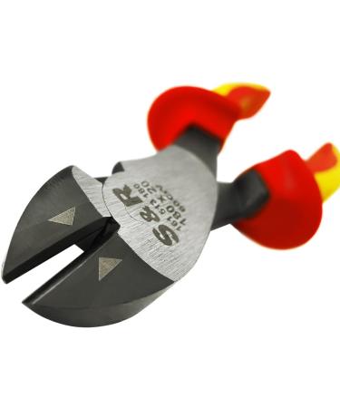 S&R Insulated VDE Diagonal Side Cutter/Electrical Wire Cutters 180mm 1000V VDE-Tested (German Electrical Engineering Association Serie) Wire Cutting Pliers - Buy Online on GoSupps.com