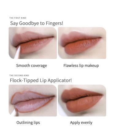 100PCS Disposable Lip Applicators - Lip Brush Wands for Lipstick Lip Gloss & Mascara - Essential Makeup Tool in Black - Buy Online on GoSupps.com