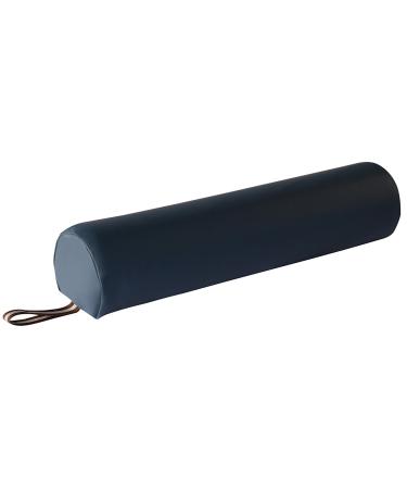 Master Massage 3/4 neck roll knee roll positioning cushion for massage physiotherapy with PU cover - black