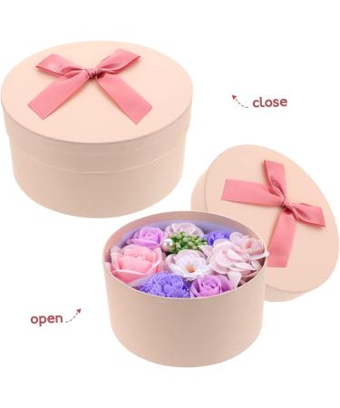 Ipetboom Preserved Flower Decoration Artificial Plants Scented Soap Rose Petals Plant Indoor Christmas Decorations Scented Soap Roses Gift Indoor Plant Soap Flower Purple Delicate Gift Box 16.2X16.2X8.2CM Purple - Buy Online on GoSupps.com