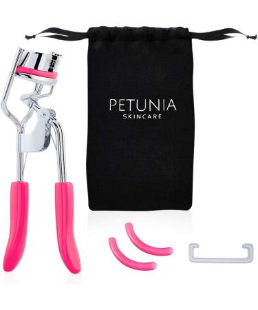 Satin Pouch Silicone Eyelash Curler for Dramatic Long Lasting Curls - No Pinching, Straight Flat Lashes Friendly - Buy Online on GoSupps.com