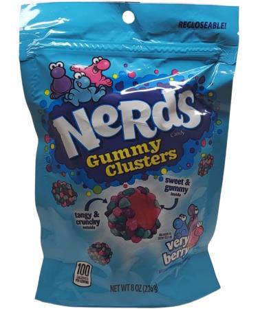 Nerds Gummy Clusters Variety Pack| 2 Flavors - Very Berry and Rainbow Candy (2 x 8 Oz) - Buy Online on GoSupps.com