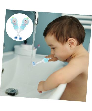 Buy Healeved 4-Piece Children's Travel Toothbrush Set | Soft Bristle Manual Toothbrushes & Sleeves for Toddlers - Buy Online on GoSupps.com