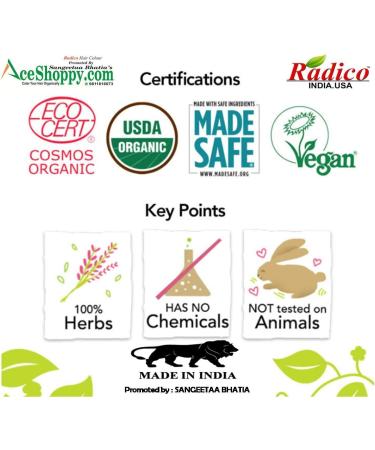 Radico Colour Me Organic Plant Hair Colour - Copper Brown | Vegan & Natural Hair Dye - Buy Online on GoSupps.com