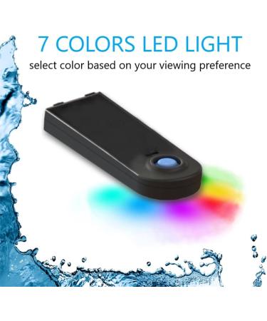 AquaView 3.5-Gallon Aquarium Starter Kit with Power Filter & LED Lighting - Ideal for Various Fish - 7 Color Selections - Buy Online on GoSupps.com