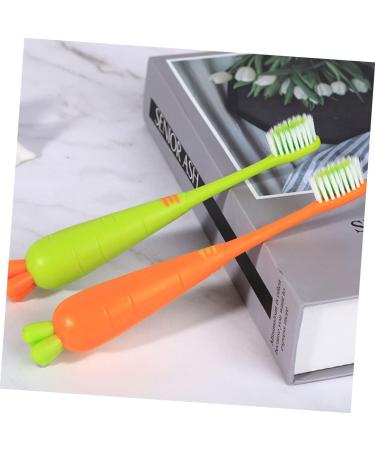 Beaupretty 30 Pack Carrot Toothbrushes for Kids - Bulk Manual Travel Toothbrushes - Beautiful Children's Oral Care Tools - Buy Online on GoSupps.com