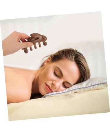 Hoement Wooden Massage Comb - Practical Body Acupuncture & Thai Massager Tool for Relaxation - Buy Online on GoSupps.com