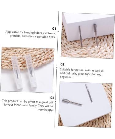 Healeved 1pc Tungsten Steel Grinding Head Steel Manicure Drill Bits Nail Bits for Nail Drill Nail Polishing Heads Pedicure Tools Electric Manicure Head Manicure Grinding Head Alloy 4x0.5cm Silver - Buy Online on GoSupps.com