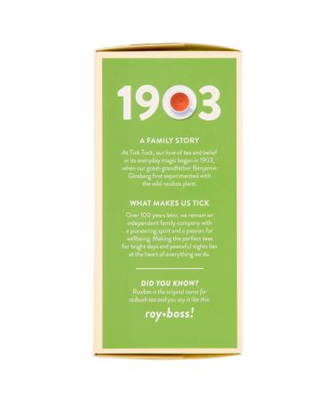 Organic Rooibos & Green Tea Blend - Caffeine-Free Herbal Tea with Anti-Oxidants - 40 Count (Pack of 4) - South African Superfood - Buy Online on GoSupps.com