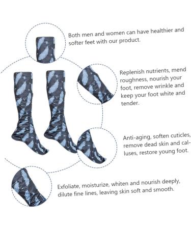 DOITOOL 3 Pairs Foot Foot Peel Diy High Heel Socks Foot Exfoliating Peeling Feet Peeling Moisturizing Socks Feet Nourish Accessories Aluminum Platinum Paper - Buy Online on GoSupps.com