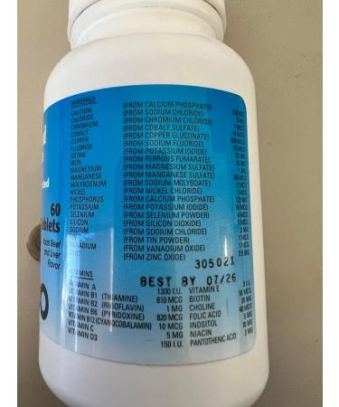 NutriVed Calcium Plus Chewable Tablets for Dogs (60 Count) - Buy Online on GoSupps.com