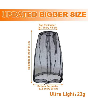 Zeayebsr 4 Pack Black Mosquito Repellent Balaclava | Insect Protection for Outdoor Camping & Travel - Buy Online on GoSupps.com