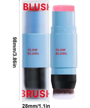 Stick Blush Cheeks And Lips | Multi-Function Blush Cream For Eyeshadow - Double Tip Long Hold Instant Color - Daily Use Multifunction Beauty Versatile - Buy Online on GoSupps.com