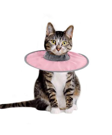Cat Recovery Collar Adjustable Cat Neck Protective Cat Collar Waterproof Elizabethan E Collar for Cats Kittens Puppies after Surgery to Stop Licking Wounds (Pink) - Buy Online on GoSupps.com