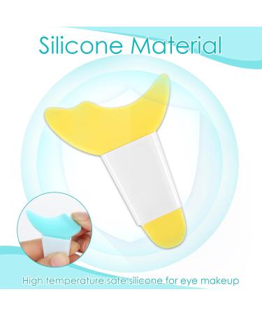 2 Pieces Eyeliner Stencils Mascara Eyelash Shield Applicator Guard Tool Silicone Eyeliner Aid Wing Tips Reusable Eyeshadow Applicators Plate Shadow Guide Template for Women's Eye Makeup (2 Colors) - Buy Online on GoSupps.com