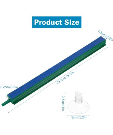HEVEER Aquarium Air Stone - 20cm Bubble Diffuser (5 Pieces) with Suction Cups for Oxygen Pump in Fish Tanks - Buy Online on GoSupps.com