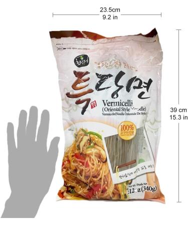 Choripdong Dangmyeon Korean Vermicelli Oriental Style Noodle Sweet Potato Starch ( ) 340g - Buy Online on GoSupps.com