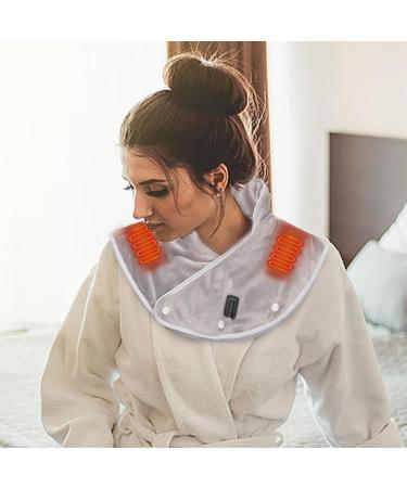 Facynde Neck Heating Pillow & Shoulder Wrap | Safe Fast Heat Relief for Cramps | Electric Heated Scarf for Men & Women - Buy Online on GoSupps.com