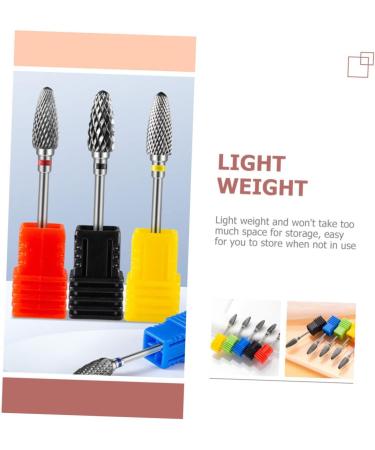 Ipetboom Nail Polisher Pro Tools Portable Manicure Polish Tools Nail File Drill Bit Nail Tools for Nail Art Portable Nail Drill Para U as Russian Major Manicure Tools Tungsten Steel Alloy 7x1.3cm As Shown 4 - Buy Online on GoSupps.com