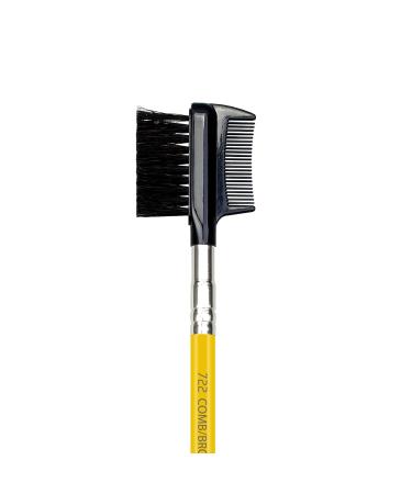 Bdellium Tools Studio Series 722 Comb/Brow Brush - Professional Makeup Brush with Soft Synthetic Fibers for Eyebrows & Eyelashes (Yellow 1pc) - International Shipping Available - Buy Online on GoSupps.com