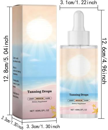 Sans Soleil Self-Tanning Drops - Self-Tanning Body Care for Face and Body 60 ml - Brightening & Nourishing Solution for Arms Legs Back - Men Women - Ideal for Beach & Travel - Buy Online on GoSupps.com