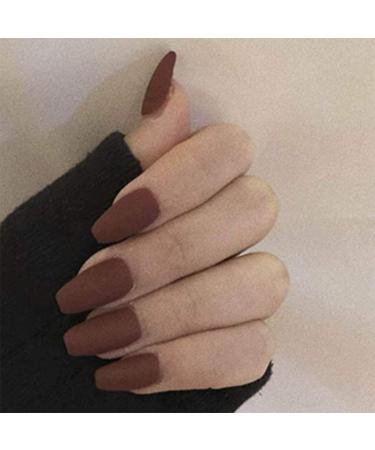 Dreamyn Long Matte Ballerina False Nails - 24Pcs - Buy Online on GoSupps.com
