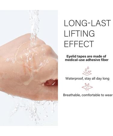 Eyelid Tape - Natural Invisible Eyelid Tape Stickers | Waterproof Invisible Instant Eyelid Lift for Uneven/Droopy/Hooded Eyelids - Buy Online on GoSupps.com