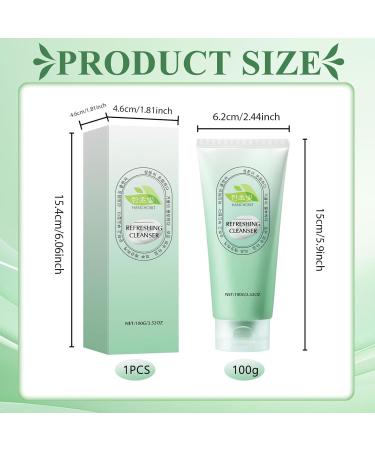 Ourdort Korean cleanser pore cleanser acne foaming wash refreshing cleanser facial cleanser Korean skin care reduces pores deep cleansing suitable for all skin types B01 - Buy Online on GoSupps.com
