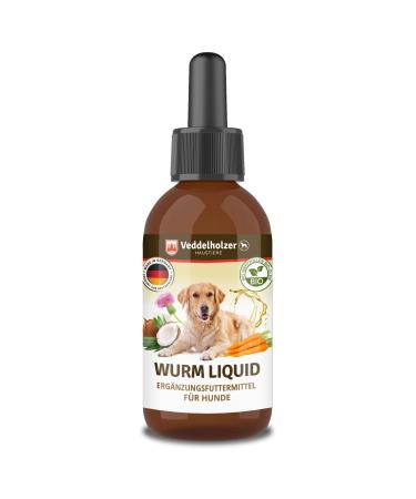 Veddelholzer 50 ml worm liquid.Natural worm cure worming for dogs against all worms.Delowing agent dogs.Dogs for deworming.50ml dogs worm cure