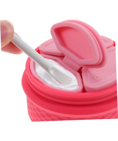 MAGICLULU 1 Set Cream Box Lotion Storage Jar Refillable Powder Pot Women s Suits Lotion Dispenser Jar Empty Sample Ladies Suits Cream Holder Lip Balm Pink Travel Silica Gel Makeup Set Body 6.5X6.5X4.5CM Pink - Buy Online on GoSupps.com