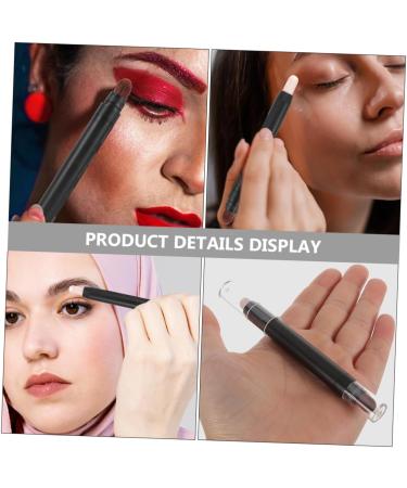 Gogogmee 2pcs Small Eyeshadow Double Ended Makeup Brush Eyeshadow Makeup Eye Shadow Makeup Black Abs - Buy Online on GoSupps.com