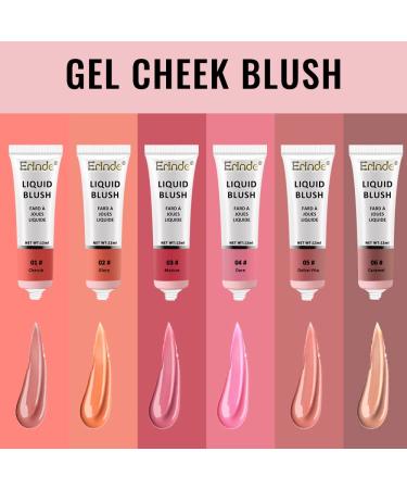 Erinde Gel Cream Blush Makeup 03#Mature - Dewy Finish, Lightweight & Breathable Water-Based Liquid Blush for Summer Refreshing Makeup - Buy Online on GoSupps.com