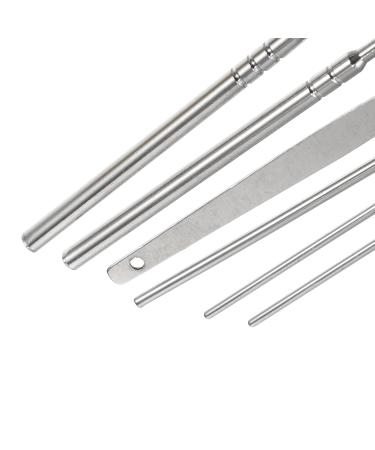 VOCOSTE 6Pcs Stainless Steel Ear Cleansing Tool Set with Faux Leather Packaging - Purple - Buy Online on GoSupps.com