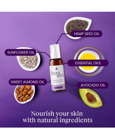 PureCalm Anti-Itch Serum 4 Oz | Organic Skin Relief for Itch Inflammation & Dryness | Soothing Serum for Sensitive Skin Acne Sunburn & Anti-Aging - Buy Online on GoSupps.com