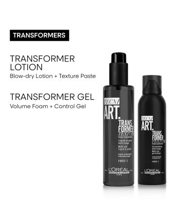 L'Oreal Professionnel Transformer Gel - Volume & Definition Heat Protection Medium Hold - For All Hair Types | Buy Internationally - Buy Online on GoSupps.com