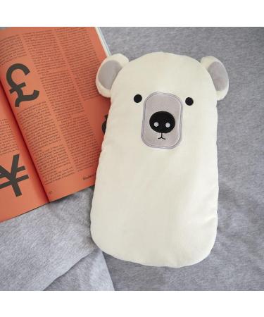 Shop Balvi Polar Bear Hot Water Bottle - White Soft Surface Rubber - Ideal for Cozy Comfort - Buy Online on GoSupps.com