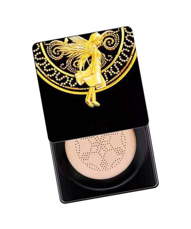 Esquirla Mushroom Head Air Cushion BB Cream Brightening Pigment Moisturizing Smoothly Long Wear Easy to Apply Concealer Makeup Base Primer 20G Natural White