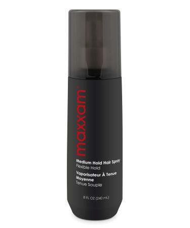 Maxxam Medium Hold Hair Spray | Flexible  Touchable Hold for All Hair Types | Fast Drying and Lightweight Formula | 8 Fl Oz