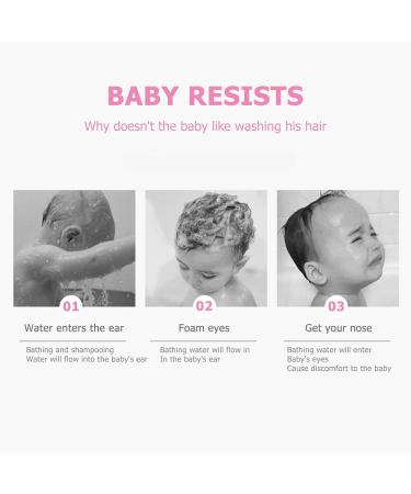 TOYANDONA Baby Bathing Cap | Adjustable Kids Shower Protection Hat - Pink - Buy Online on GoSupps.com