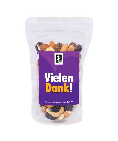 Bremer Gew rzhandel GeNUSSmischung Thank you nut mix trail mix with saying 175g