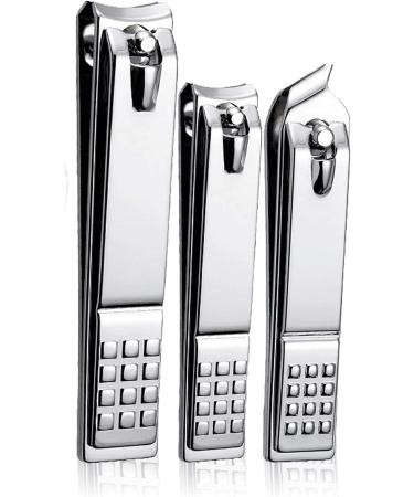 HCHGJKN Nail Clippers Nail Clipper Stainless Steel Cutter Nipper Trimmer Knife Manicure Pedicure Tools Professional Finger Toe Clippers Set(C) - Buy Online on GoSupps.com
