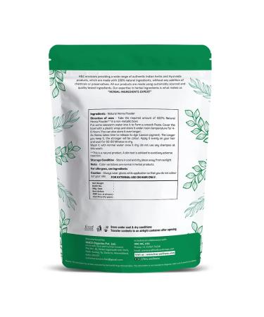 H&C 100% Natural Henna Powder 227g (1/2 LB) for Hair - 8 Ounce Pack - Pure Lawsonia Inermis - Buy Online on GoSupps.com