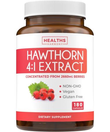 Super Greens & Hawthorn Extract (3-Month Supply) Super Berry Blend Bundle of Organic Super Greends Powder - Complete Superfood & Hawthorn Berry 4:1 Extract - High Strength Extract (180 Capsules) - Buy Online on GoSupps.com