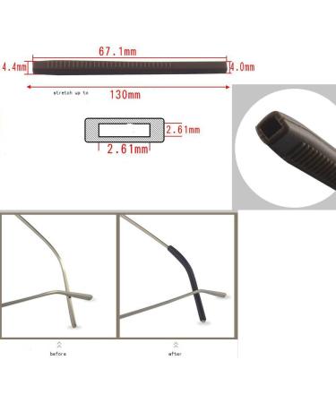 Celika Glasses Holder - Non-Slip Ear Hooks Spare Bars & Brown Silicone Tips for Ultimate Comfort - Buy Online on GoSupps.com