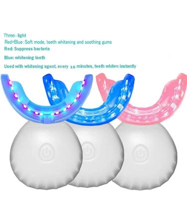 32LED Inductive Charging Teeth Whitening System - Accelerated Bleaching Trays Kit with 32 LED Lights (White) - Buy Online on GoSupps.com
